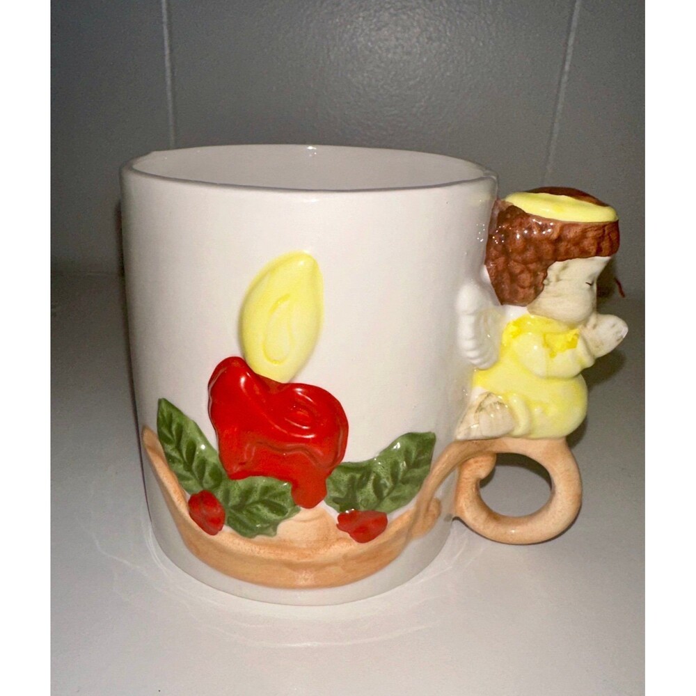 Praying Angel Mug/Coffee Cup Vintage Christmas Mug